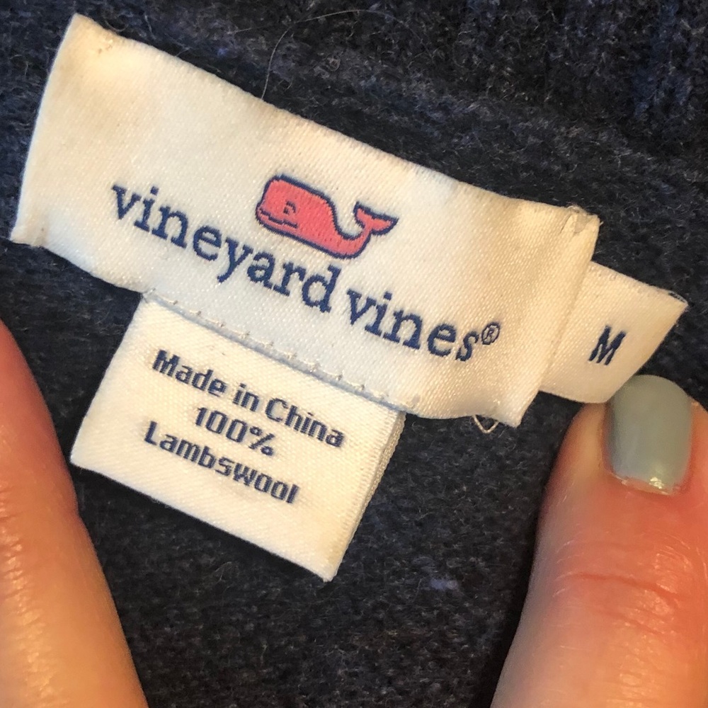 Vineyards Vine Blue Lambwool sweater - Picture 8 of 8